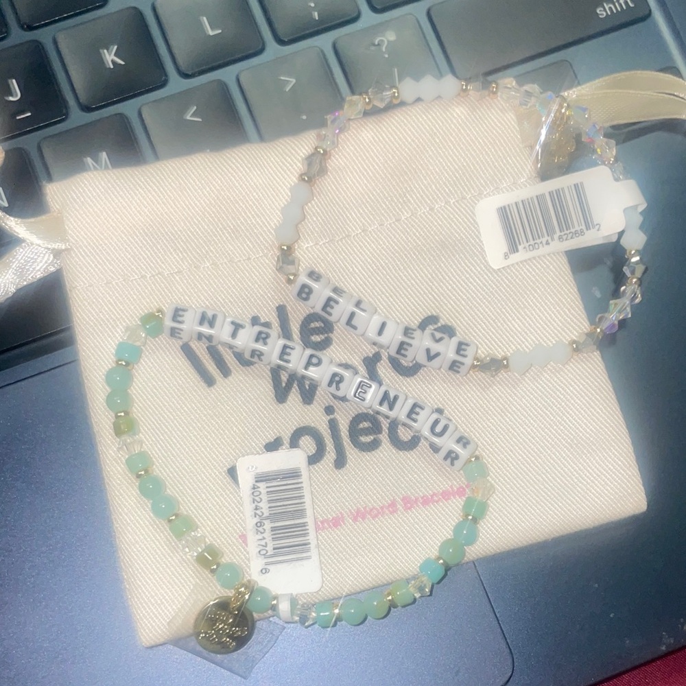 Little Words Project Beaded Bracelets Set